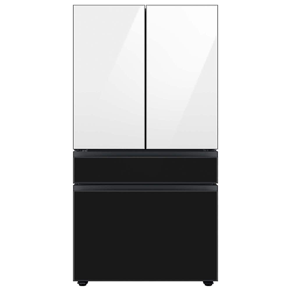 Alt View 11. Samsung - Bespoke 4-Door French Door Refrigerator Panel - Middle Panel - Charcoal Glass.