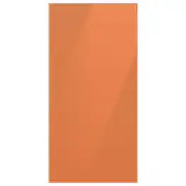Samsung - Bespoke 4-Door French Door Refrigerator Panel - Top Panel - Clementine Glass