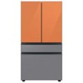 Alt View Zoom 12. Samsung - Bespoke 4-Door French Door Refrigerator Panel - Top Panel - Clementine Glass.