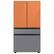 Alt View 12. Samsung - Bespoke 4-Door French Door Refrigerator Panel - Top Panel - Clementine Glass.