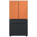 Alt View Zoom 13. Samsung - Bespoke 4-Door French Door Refrigerator Panel - Top Panel - Clementine Glass.