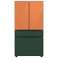 Alt View Zoom 14. Samsung - Bespoke 4-Door French Door Refrigerator Panel - Top Panel - Clementine Glass.