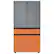 Alt View 18. Samsung - Bespoke 4-Door French Door Refrigerator Panel - Top Panel - Gray Glass.