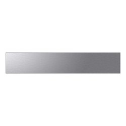 Samsung - Bespoke 4-Door French Door Refrigerator Panel - Middle Panel - Stainless steel - Front_Zoom