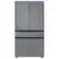 Alt View 13. Samsung - Bespoke 4-Door French Door Refrigerator Panel - Middle Panel - Stainless Steel.
