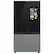 Alt View 13. Samsung - Bespoke 3-Door French Door Refrigerator panel - Top Panel - Charcoal Glass.