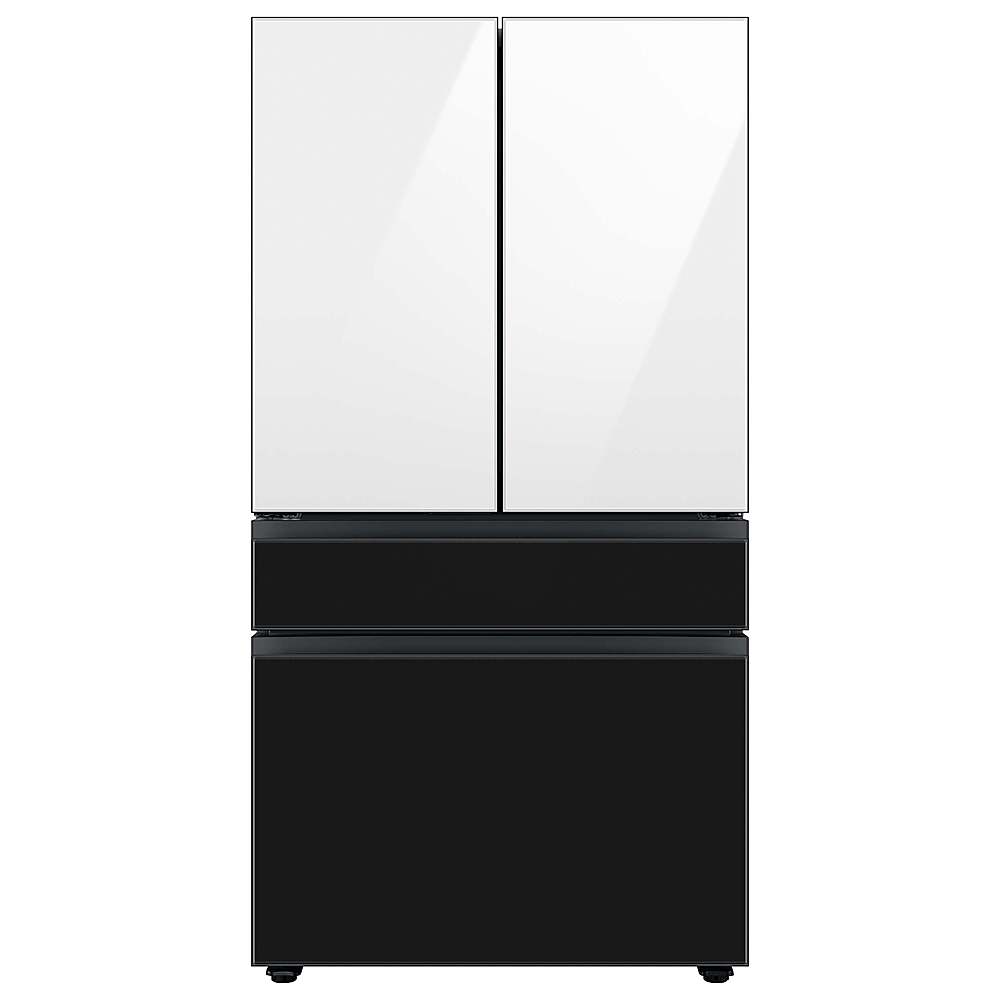 Alt View 11. Samsung - Bespoke 4-Door French Door Refrigerator panel - Bottom Panel - Charcoal Glass.