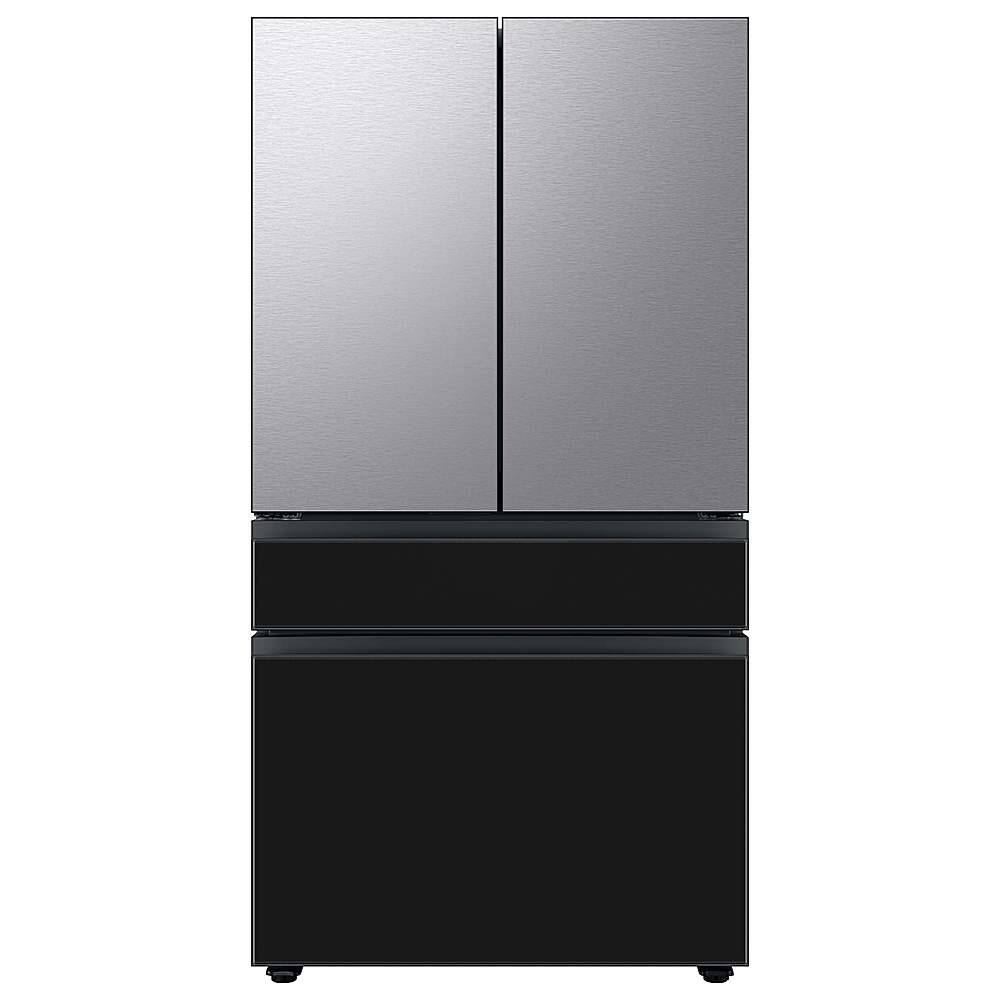Alt View 12. Samsung - Bespoke 4-Door French Door Refrigerator panel - Bottom Panel - Charcoal Glass.