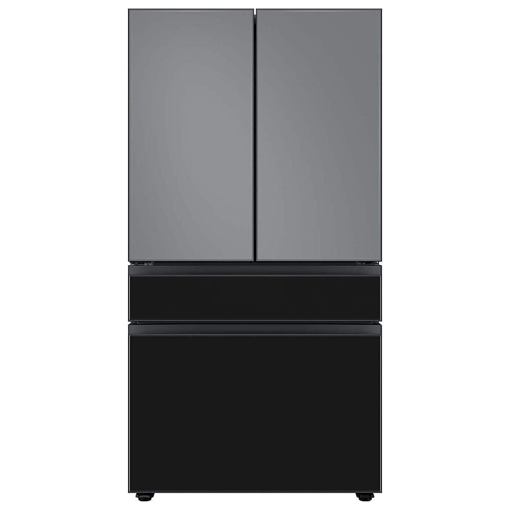 Alt View 13. Samsung - Bespoke 4-Door French Door Refrigerator panel - Bottom Panel - Charcoal Glass.