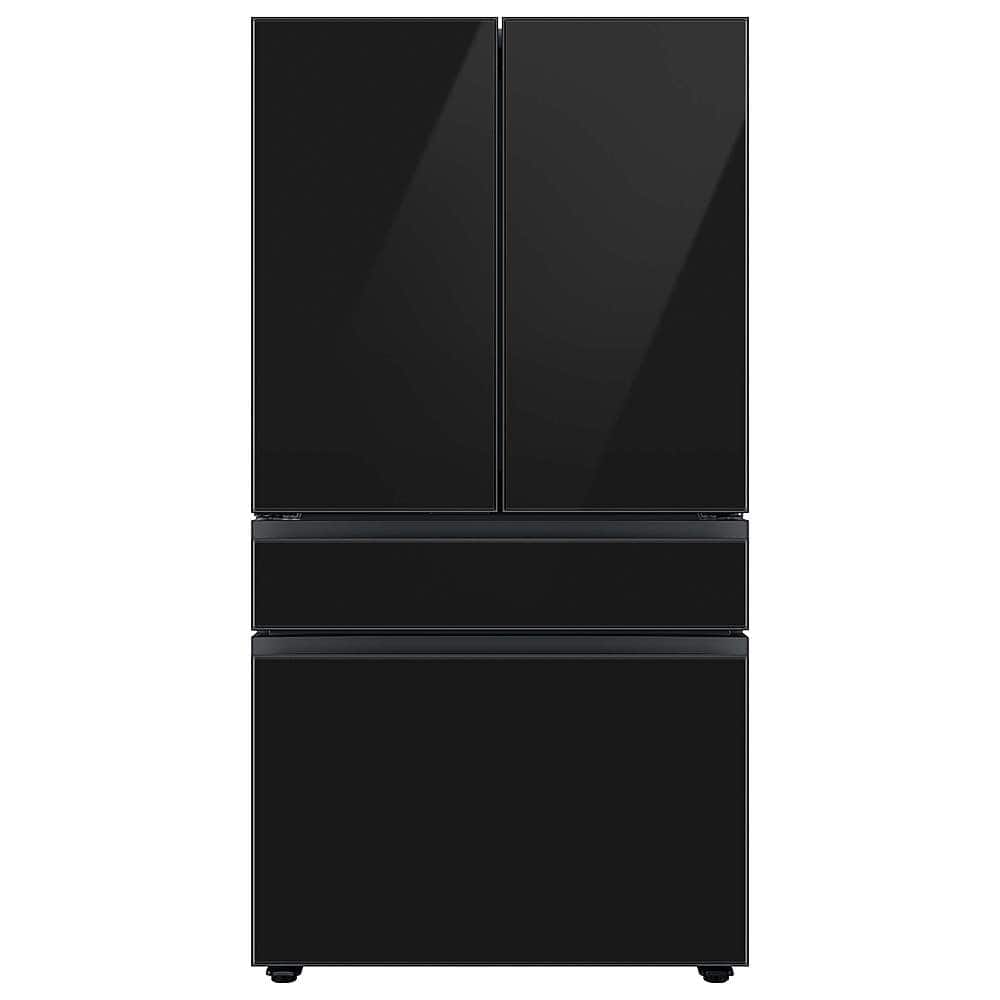 Alt View 15. Samsung - Bespoke 4-Door French Door Refrigerator panel - Bottom Panel - Charcoal Glass.