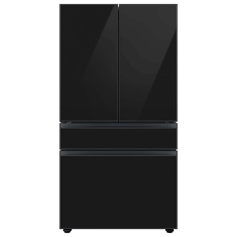 Alt View 15. Samsung - Bespoke 4-Door French Door Refrigerator panel - Bottom Panel - Charcoal Glass.