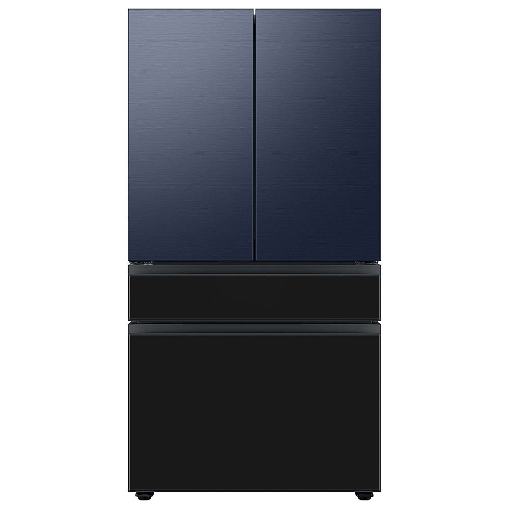 Alt View 16. Samsung - Bespoke 4-Door French Door Refrigerator panel - Bottom Panel - Charcoal Glass.