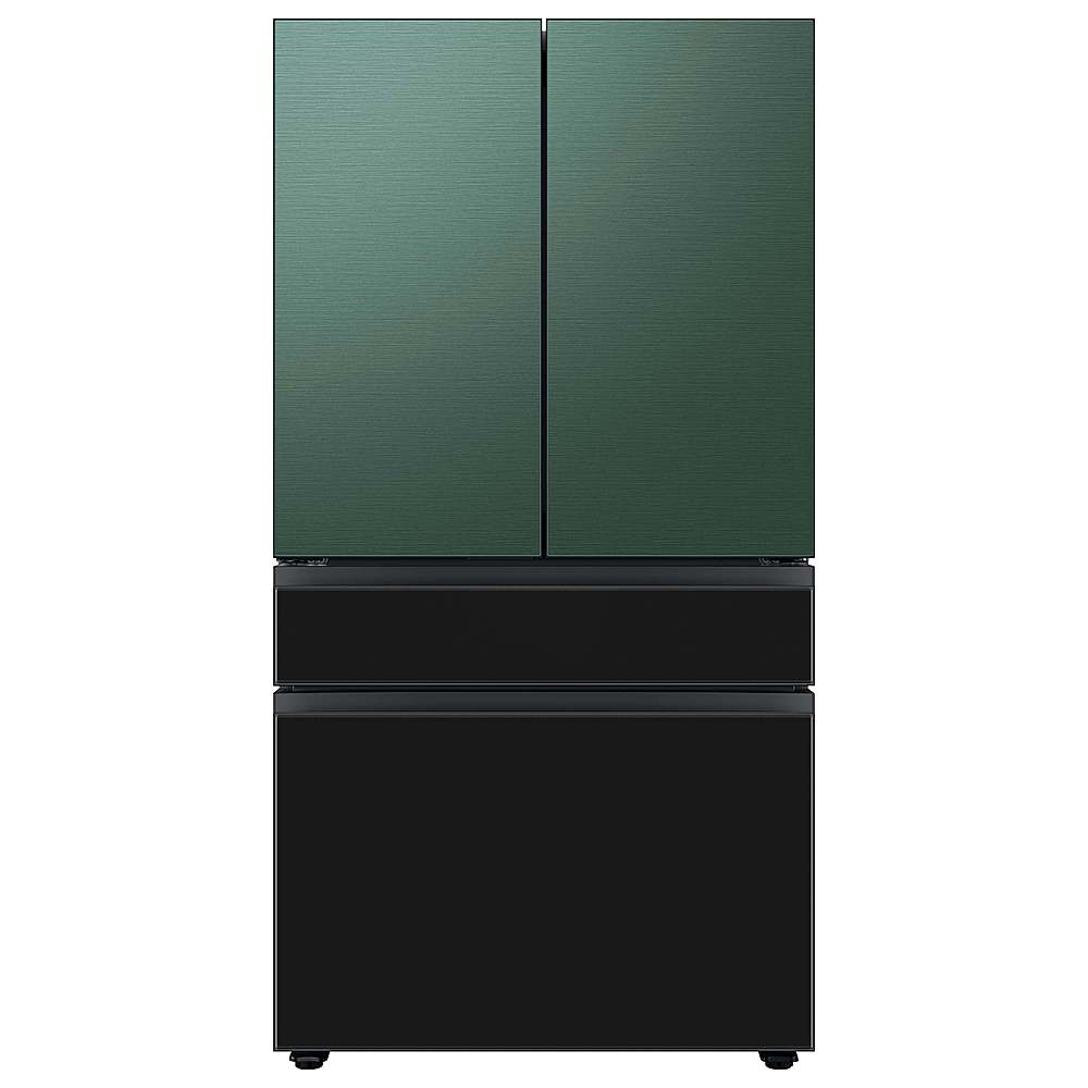 Alt View 17. Samsung - Bespoke 4-Door French Door Refrigerator panel - Bottom Panel - Charcoal Glass.