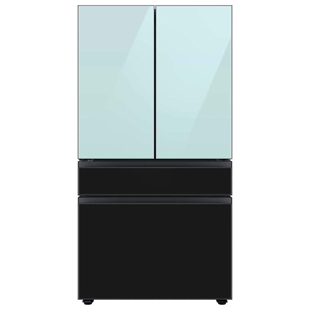 Alt View 19. Samsung - Bespoke 4-Door French Door Refrigerator panel - Bottom Panel - Charcoal Glass.