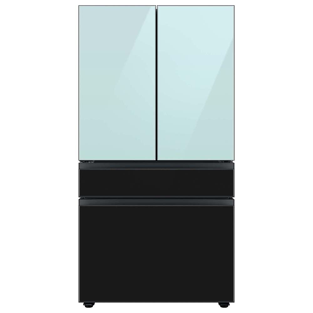 Alt View 19. Samsung - Bespoke 4-Door French Door Refrigerator panel - Bottom Panel - Charcoal Glass.