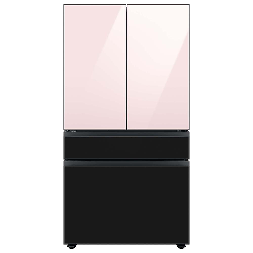 Alt View 22. Samsung - Bespoke 4-Door French Door Refrigerator panel - Bottom Panel - Charcoal Glass.