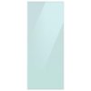 Samsung - Bespoke 3-Door French Door Refrigerator panel - Top Panel - Morning Blue Glass