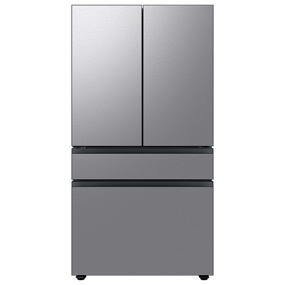 Alt View 12. Samsung - Bespoke 4-Door French Door Refrigerator Panel - Top Panel - Stainless Steel.