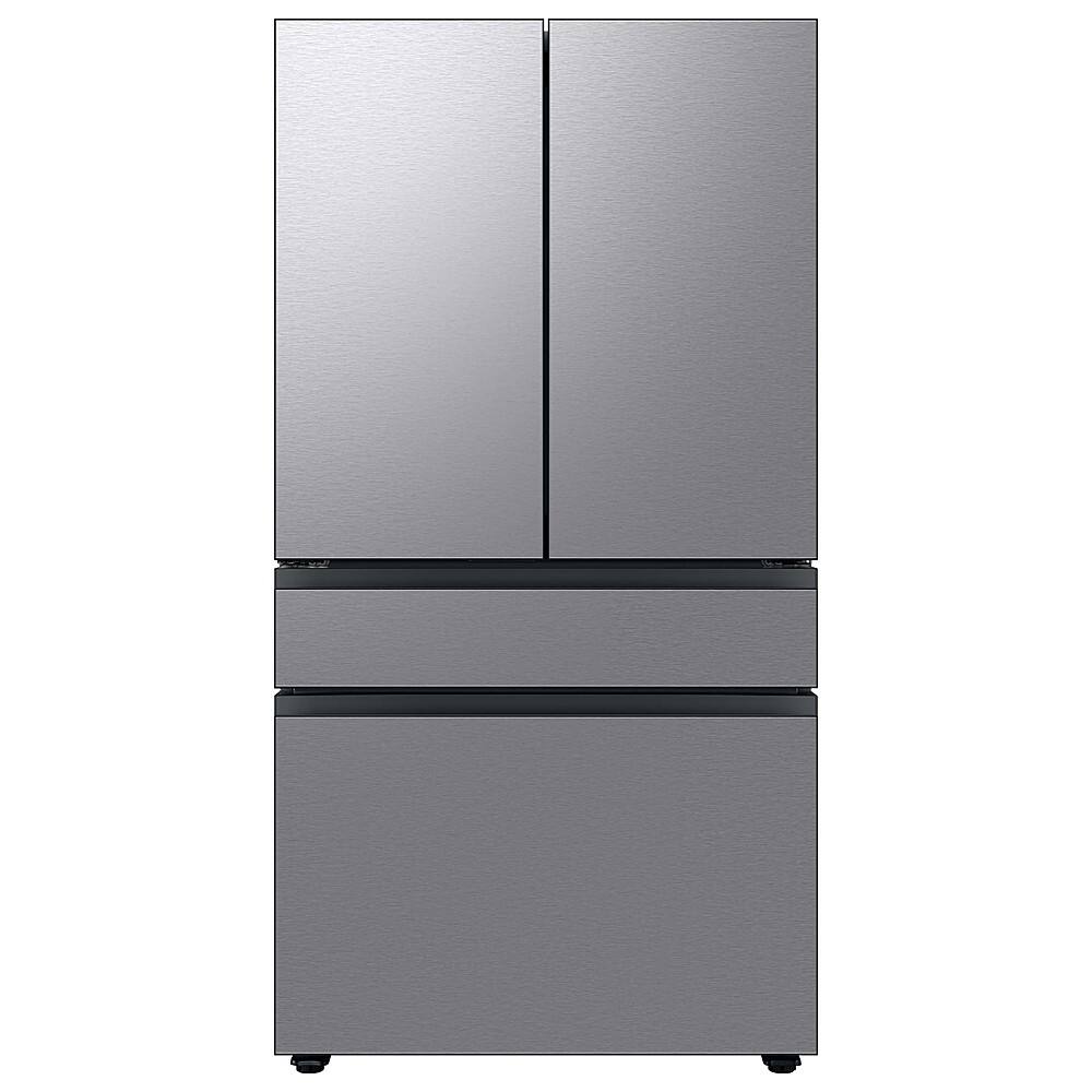Alt View 12. Samsung - Bespoke 4-Door French Door Refrigerator Panel - Top Panel - Stainless Steel.