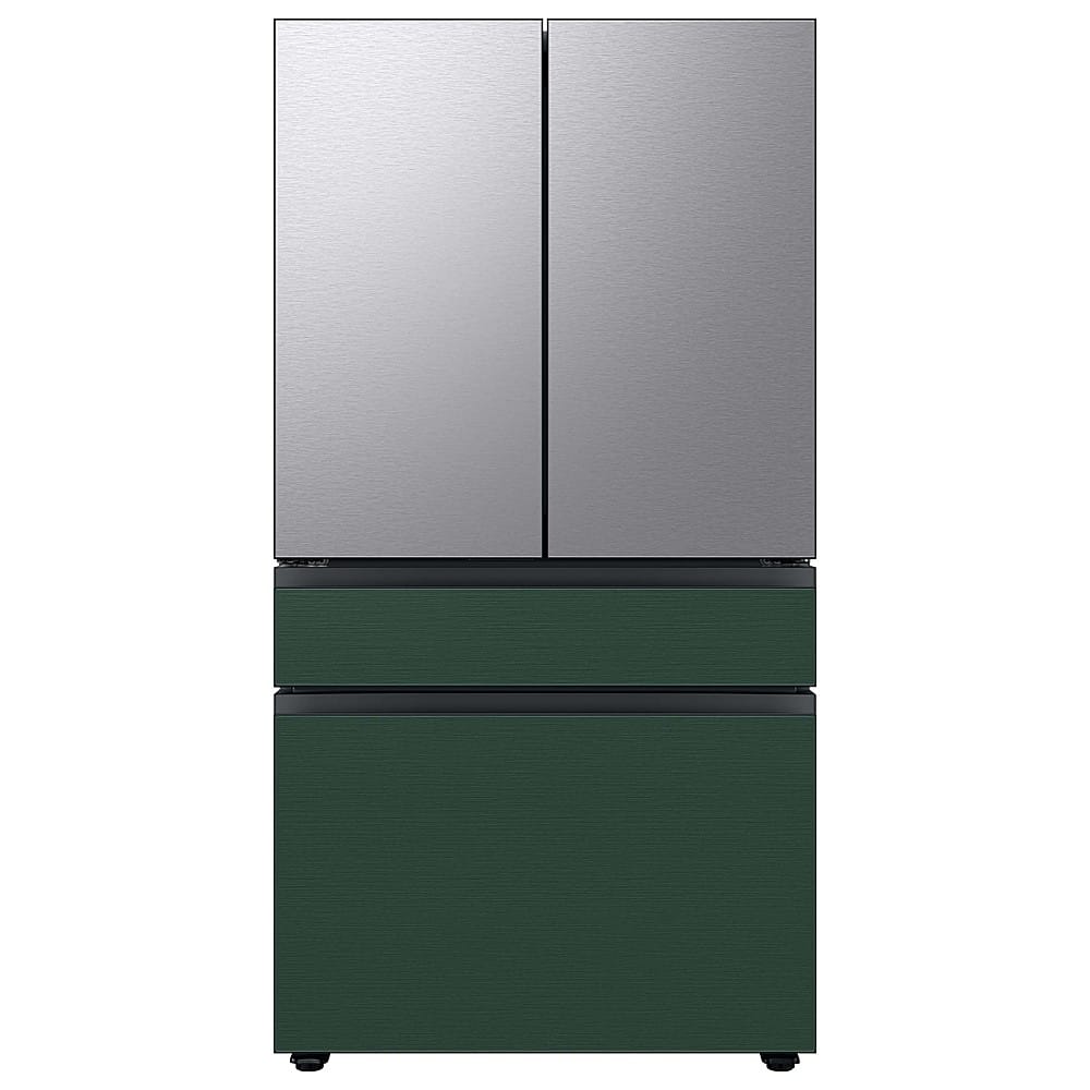 Alt View 14. Samsung - Bespoke 4-Door French Door Refrigerator Panel - Top Panel - Stainless Steel.