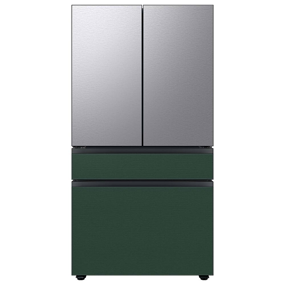 Alt View 14. Samsung - Bespoke 4-Door French Door Refrigerator Panel - Top Panel - Stainless Steel.