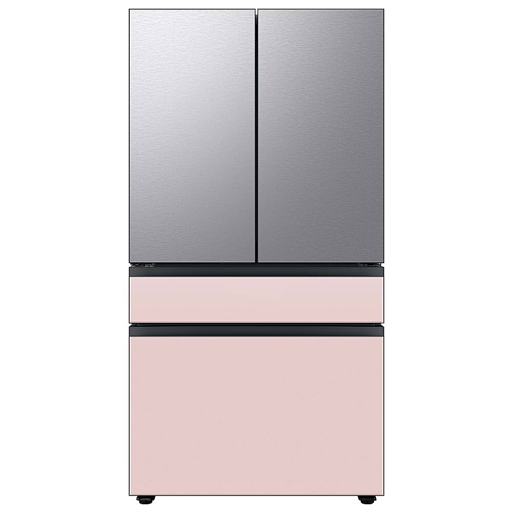 Alt View 19. Samsung - Bespoke 4-Door French Door Refrigerator Panel - Top Panel - Stainless Steel.