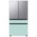 Alt View 12. Samsung - Bespoke 4-Door French Door Refrigerator Panel - Middle Panel - Morning Blue Glass.
