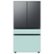Alt View 13. Samsung - Bespoke 4-Door French Door Refrigerator Panel - Middle Panel - Morning Blue Glass.