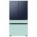 Alt View 15. Samsung - Bespoke 4-Door French Door Refrigerator Panel - Middle Panel - Morning Blue Glass.
