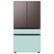 Alt View 18. Samsung - Bespoke 4-Door French Door Refrigerator Panel - Middle Panel - Morning Blue Glass.