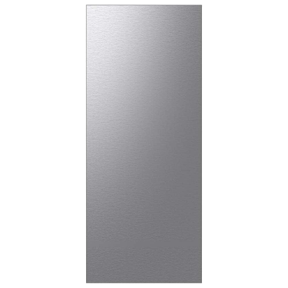 Samsung - Bespoke 3-Door French Door Refrigerator panel - Top Panel - Stainless Steel - Front_Zoom