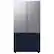 Alt View 16. Samsung - Bespoke 3-Door French Door Refrigerator panel - Top Panel - Stainless Steel.