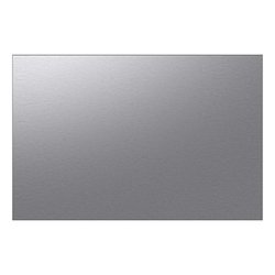 Samsung - Bespoke 3-Door French Door Refrigerator panel - Bottom Panel - Stainless steel - Front_Zoom