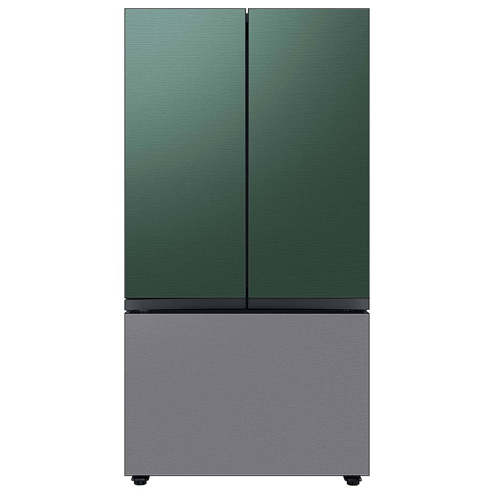 Alt View 17. Samsung - Bespoke 3-Door French Door Refrigerator panel - Bottom Panel - Stainless Steel.