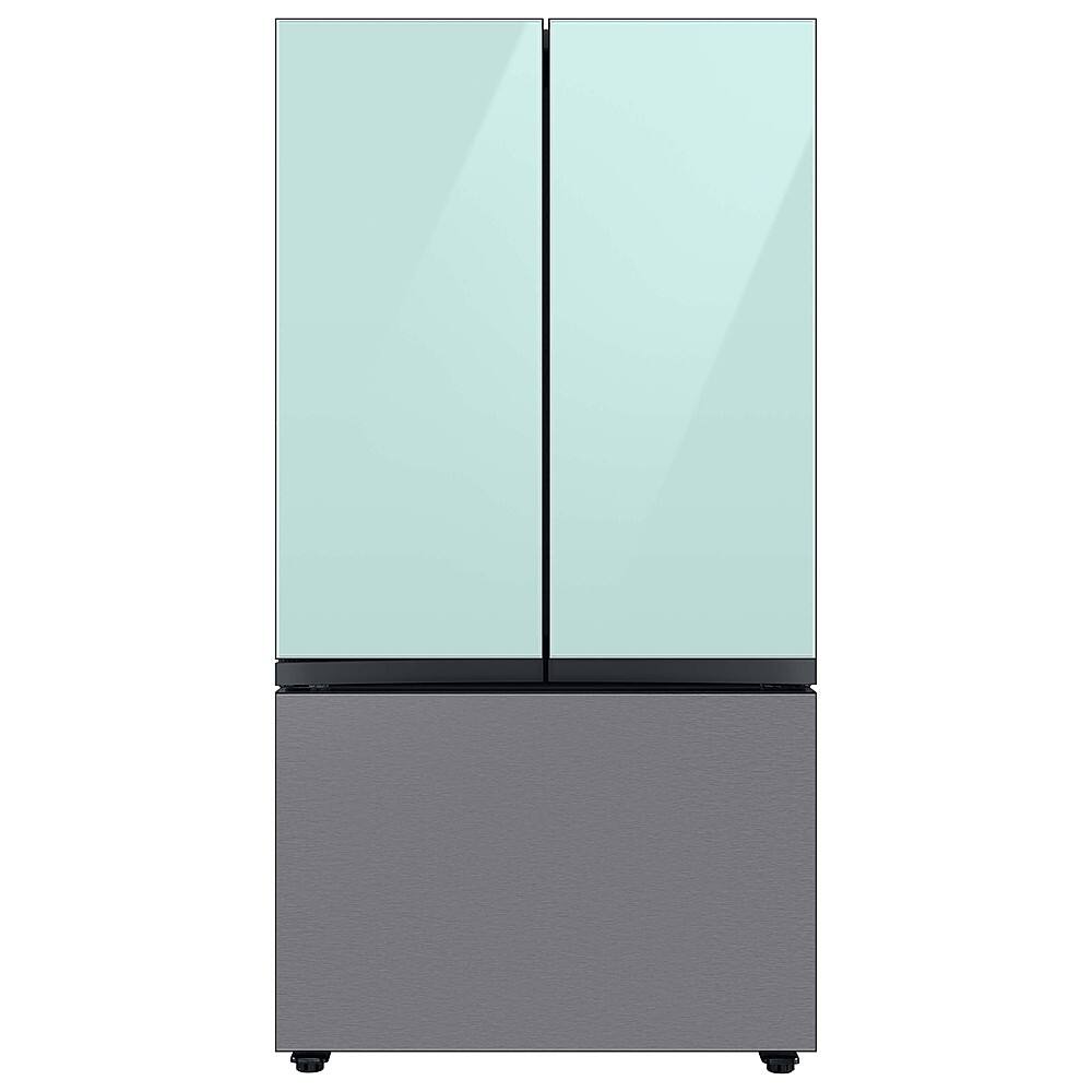 Alt View 19. Samsung - Bespoke 3-Door French Door Refrigerator panel - Bottom Panel - Stainless Steel.