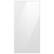 Front. Samsung - Bespoke 4-Door French Door Refrigerator Panel - Top Panel - White Glass.