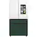 Alt View 17. Samsung - Bespoke 4-Door French Door Refrigerator Panel - Top Panel - White Glass.