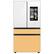 Alt View 21. Samsung - Bespoke 4-Door French Door Refrigerator Panel - Top Panel - White Glass.