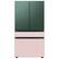 Alt View 22. Samsung - Bespoke 4-Door French Door Refrigerator Panel - Top Panel - Emerald Green Steel.