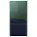 Alt View 17. Samsung - Bespoke 4-Door French Door Refrigerator Panel - Middle Panel - Navy Steel.