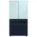 Alt View 19. Samsung - Bespoke 4-Door French Door Refrigerator Panel - Middle Panel - Navy Steel.