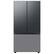 Alt View Zoom 12. Samsung - Bespoke 3-Door French Door Refrigerator panel - Top Panel - Matte Black.