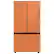 Alt View 18. Samsung - Bespoke 3-Door French Door Refrigerator panel - Top Panel - Clementine Glass.