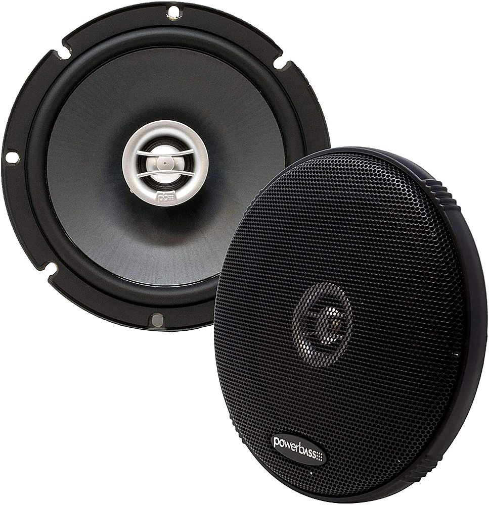 Kor serie skillevæg Powerbass OE Series 6.5in.2-Way Coaxial Speaker with Grey Injection Molded  PP and Carbon Fiber Cone Black OE652 - Best Buy