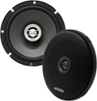 Powerbass - OE Series 6.5in.2-Way Coaxial Speaker with Grey Injection Molded PP and Carbon Fiber Cone - black - Front_Zoom