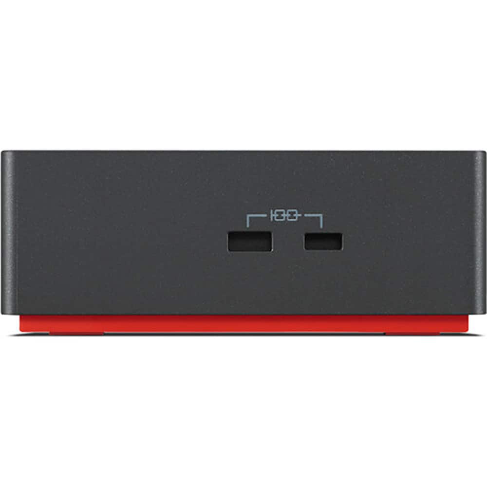 Alt View 12. Lenovo - ThinkPad Universal Thunderbolt 4 Docking Station - Black.