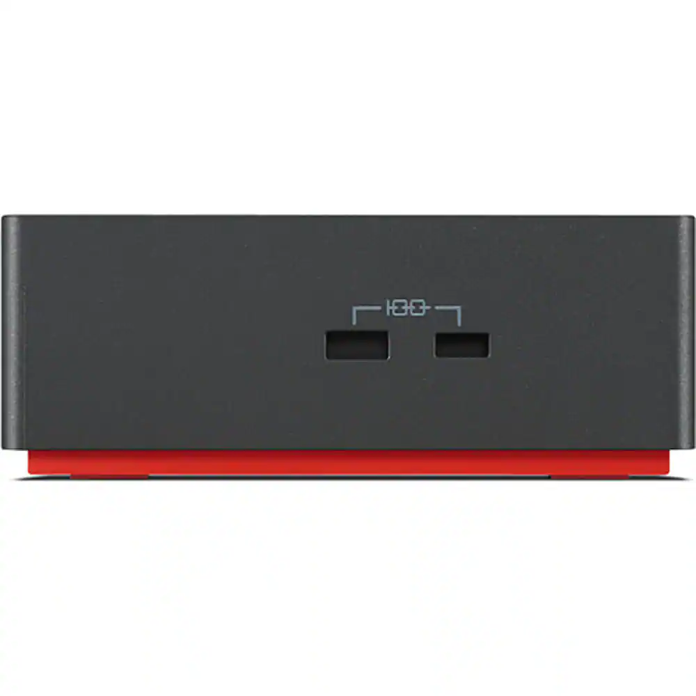 Alt View 12. Lenovo - ThinkPad Universal Thunderbolt 4 Docking Station - Black.