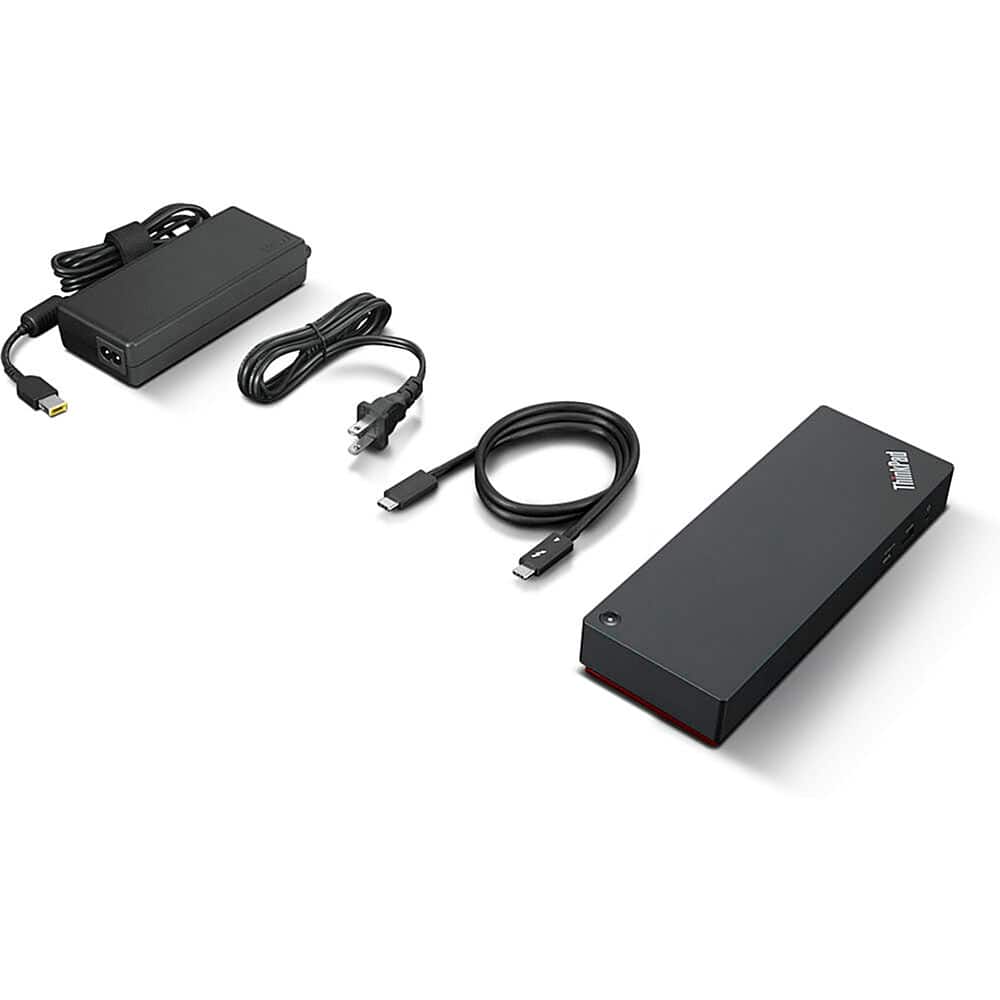 Alt View 13. Lenovo - ThinkPad Universal Thunderbolt 4 Docking Station - Black.