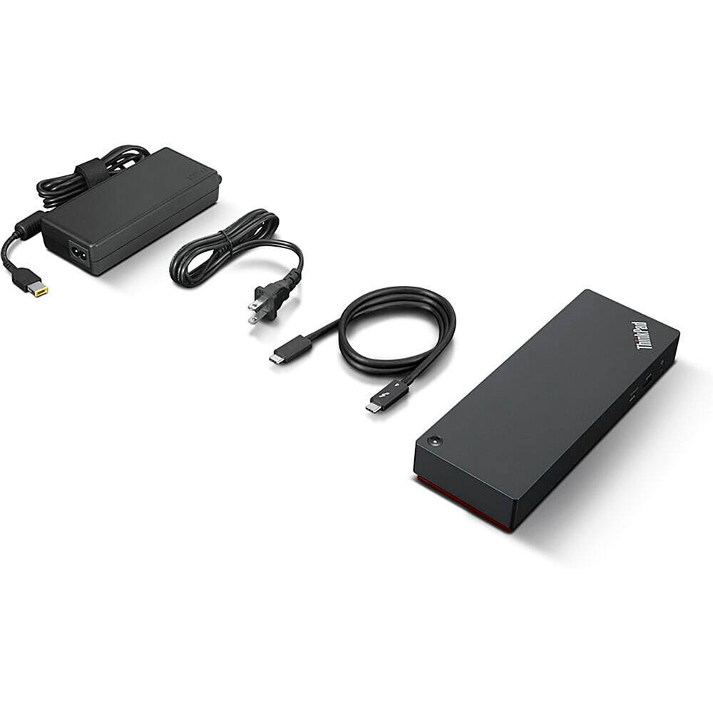 Alt View 13. Lenovo - ThinkPad Universal Thunderbolt 4 Docking Station - Black.