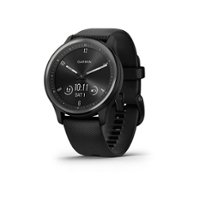 Garmin - vívomove Sport Smartwatch 40 mm Fiber-reinforced polymer - Black - Front_Zoom
